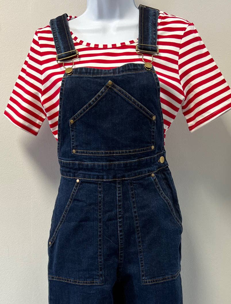 Midge Classic Overalls - Dark Wash