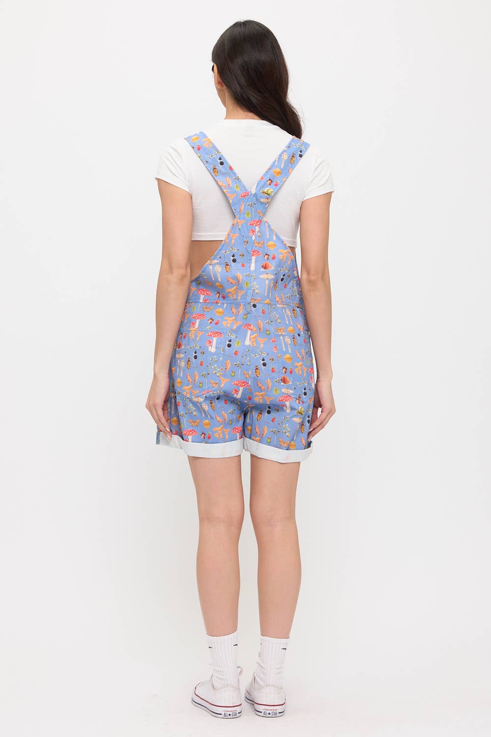 Enchanted Forest Mushroom Shortalls