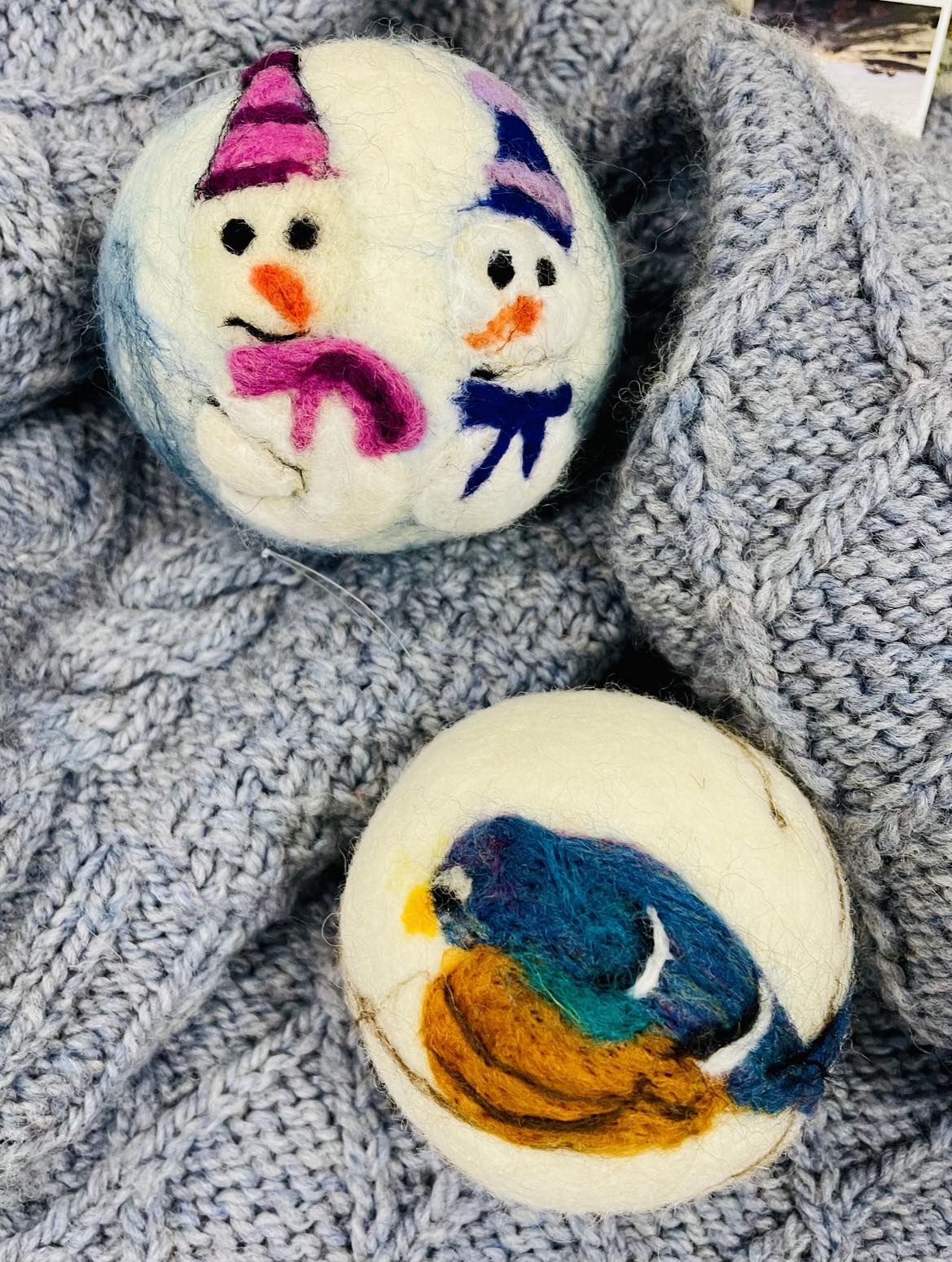 Felted Christmas Ornament Make & Take