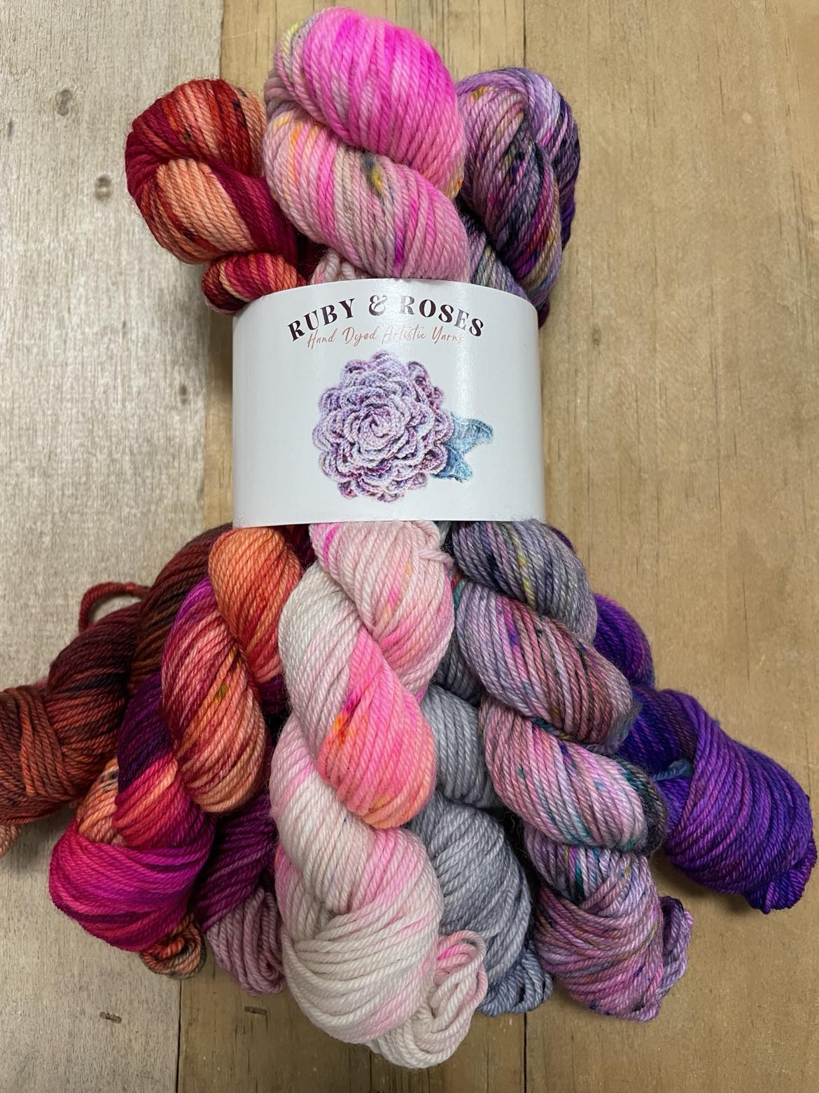 Ruby and Roses Mini Skein Set