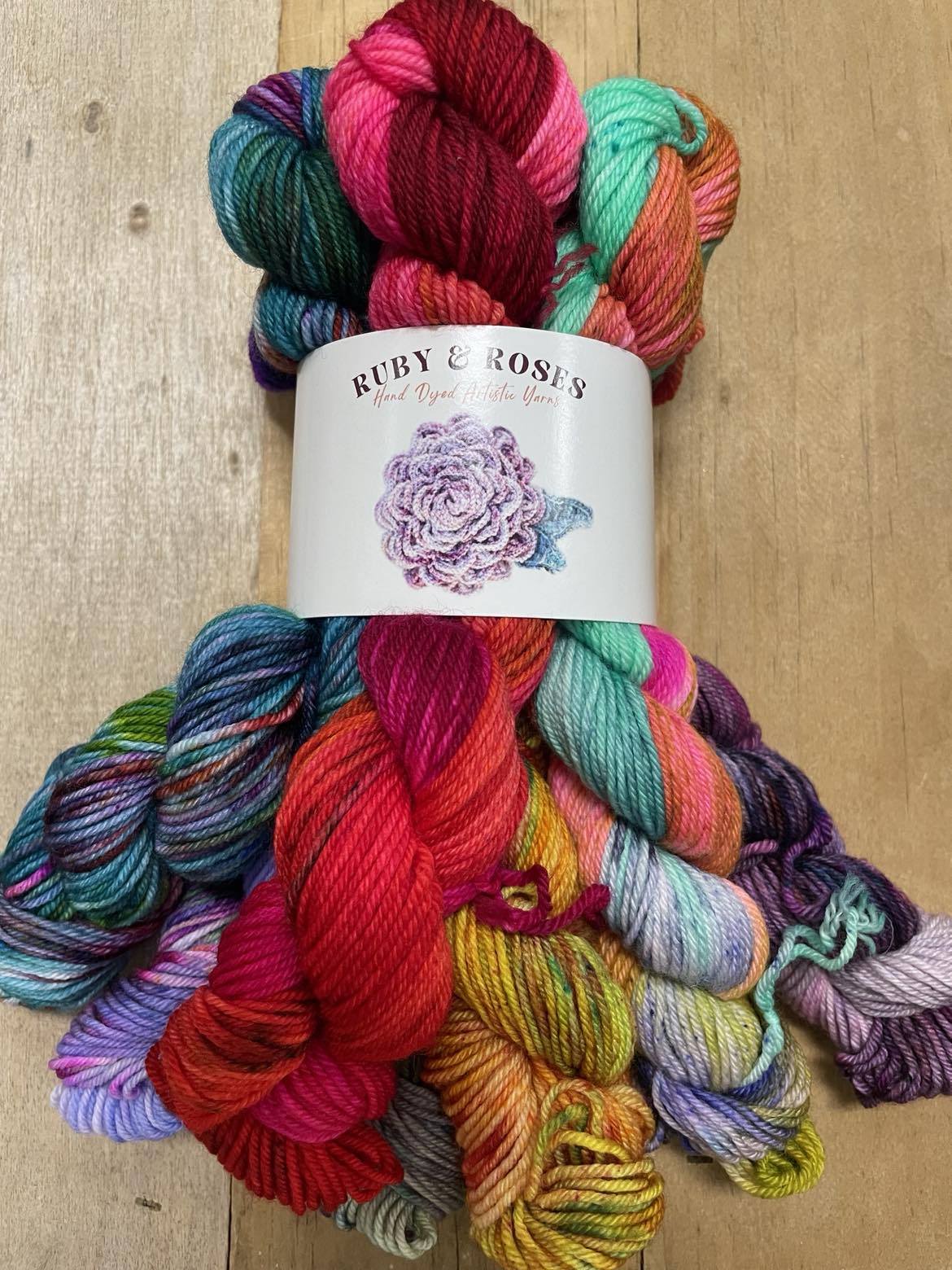 Ruby and Roses Mini Skein Set