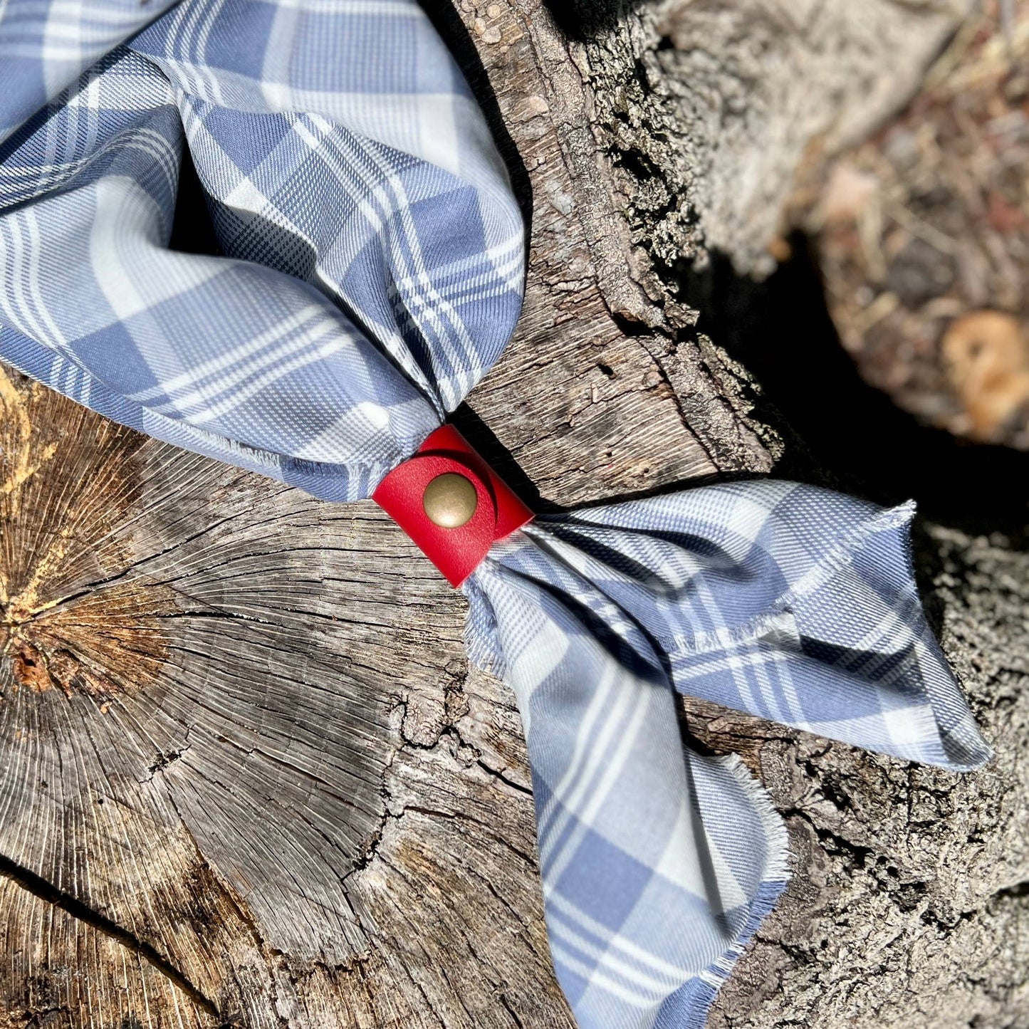 Leather Bandana Slide