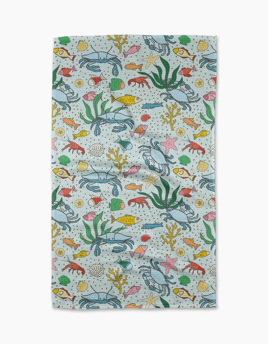 Geometry Tea Towel