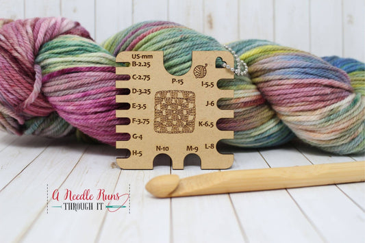 Crochet Hook Gauge Square