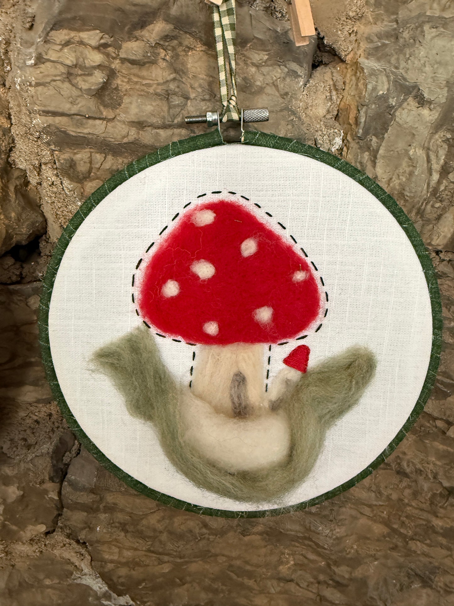 Needle Felted Mushroom