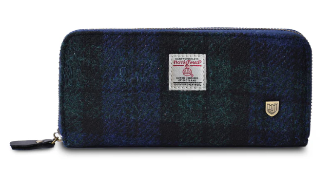 Harris Tweed Long Zip Wallet