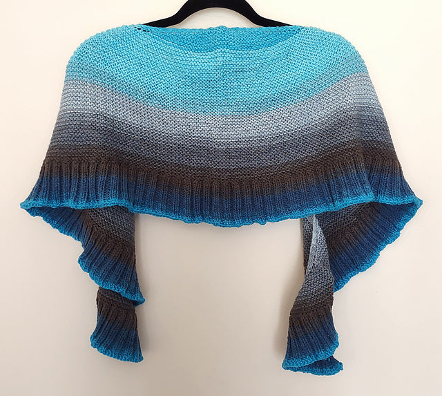 TGV (High Speed Knitting) Shawlette
