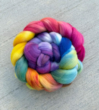 Polka Dot Sheep Unspun Roving