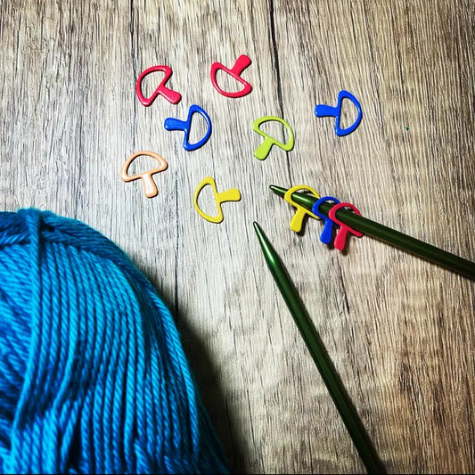 Magic Mushrooms Stitch Markers