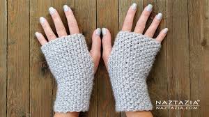 Crocheted Fingerless Gloves (Beginner)