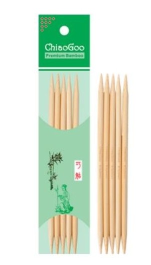 Chiaogoo 5" Bamboo DPNs
