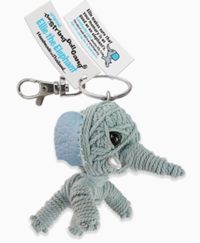 Kamibashi String Doll Keychains