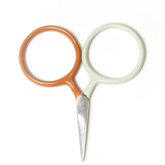 Two Tone Circle Mini Scissors