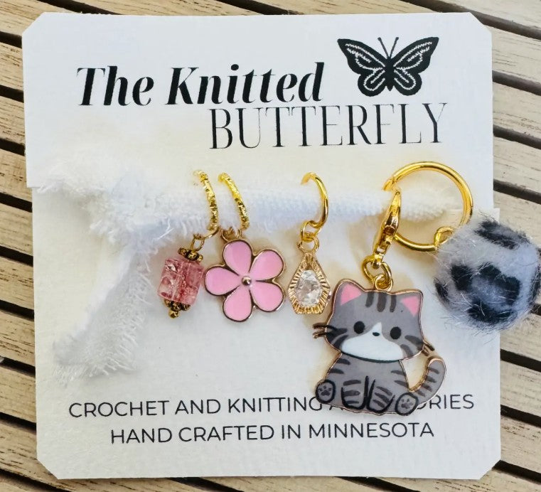 Cat Stitch Markers/Progress Keepers