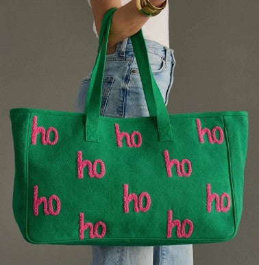 Canvas Holiday Tote
