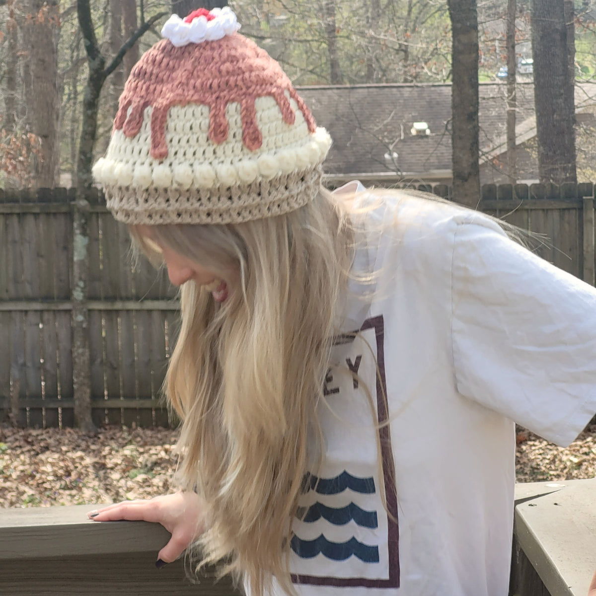 Ice Cream Beanie (Crochet)