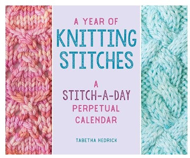 A Year of Knitting Stitches Calendar