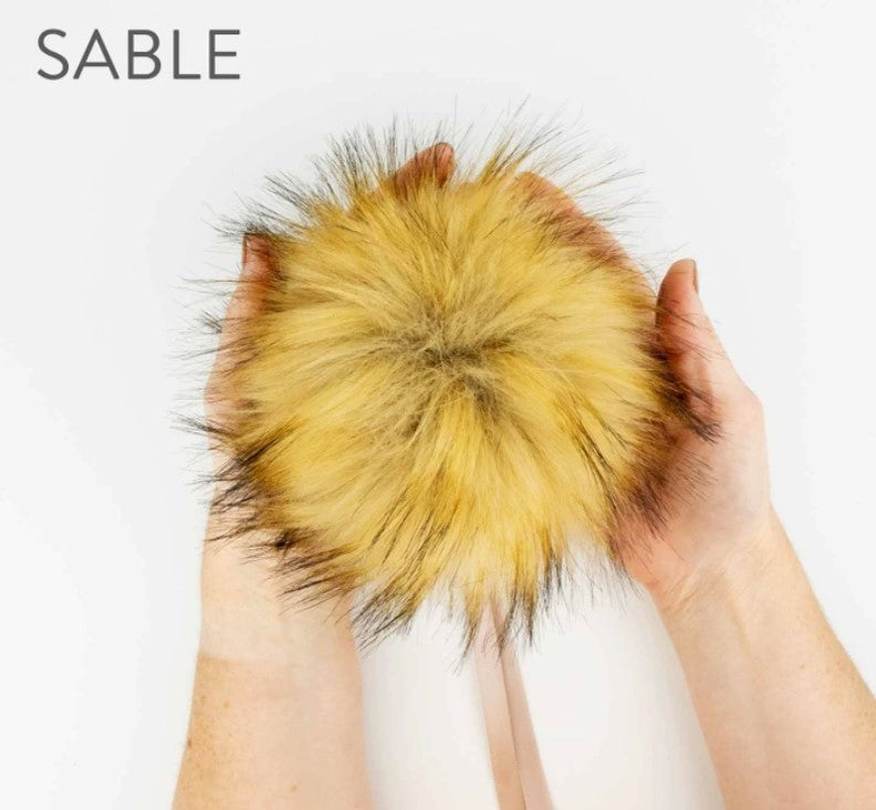 6 Inch Faux Fur Pom Pom
