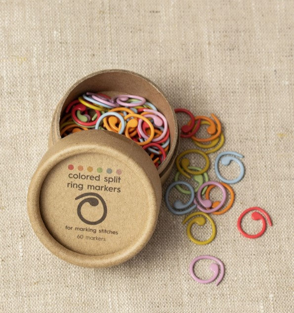 Colorful Split Ring Stitch Markers - Coco Knits