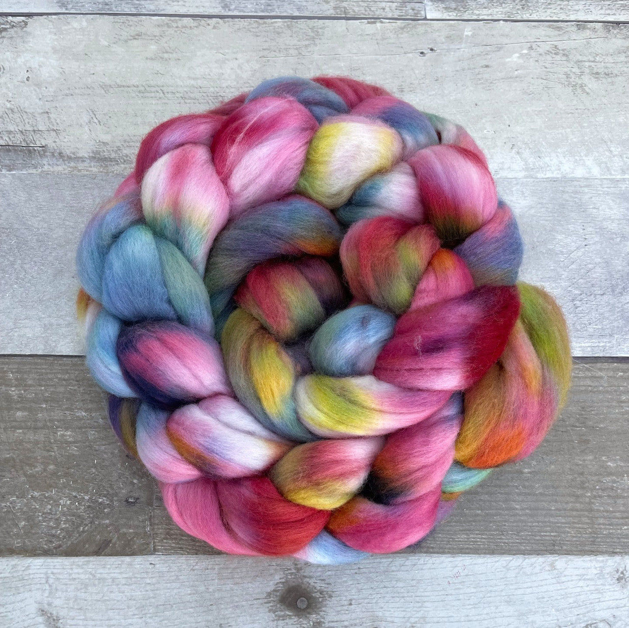 Polka Dot Sheep Unspun Roving