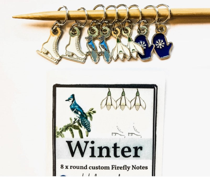 Winter Stitch Marker Set