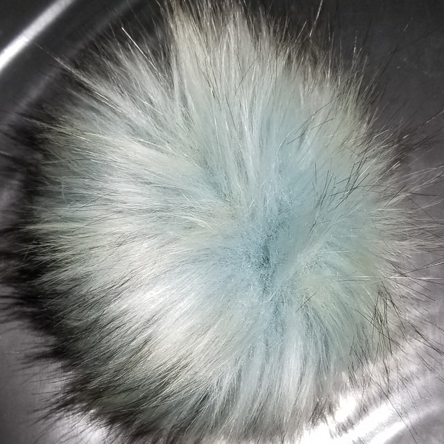 Faux Raccoon Fur Pom-Pom