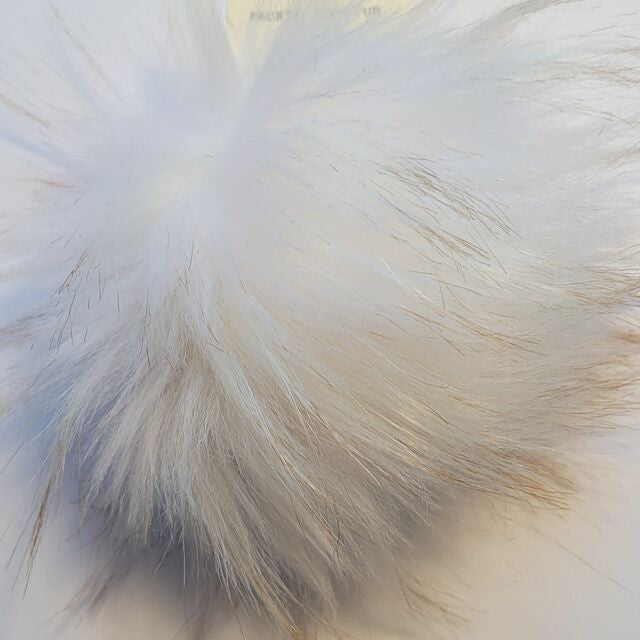 Faux Raccoon Fur Pom-Pom