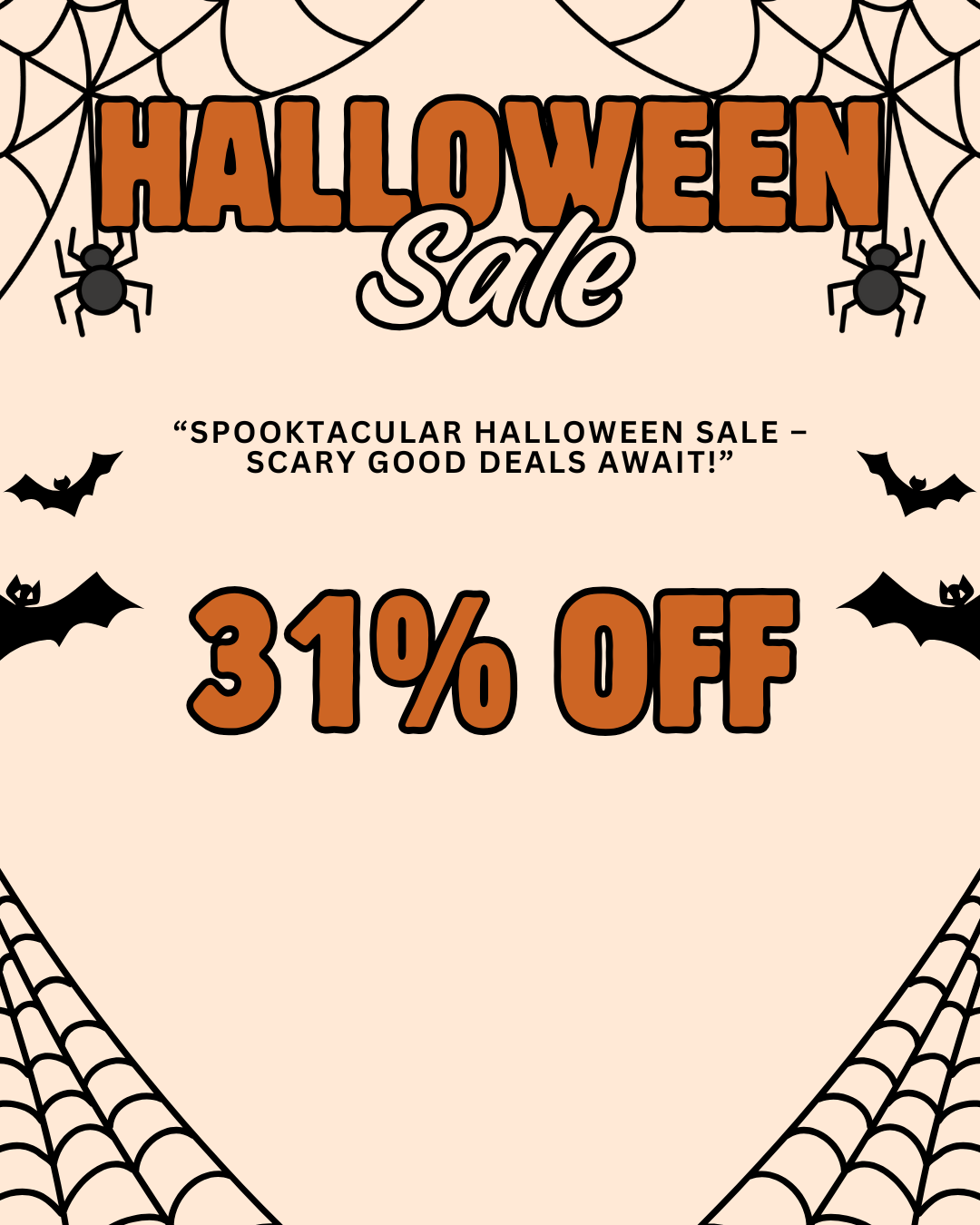 HALLOWEEN 31% OFF