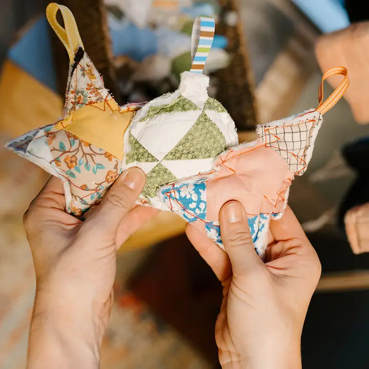 Quilted Holiday Ornaments