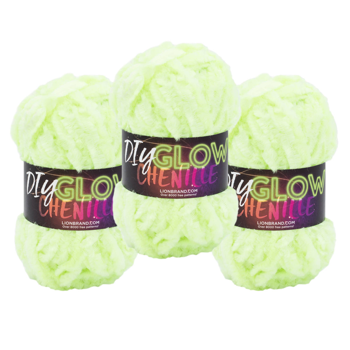 Lion Brand DIY Glow Chenille