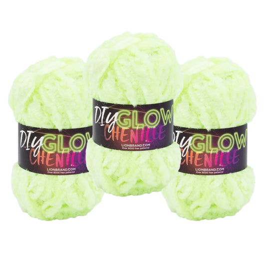 Lion Brand DIY Glow Chenille