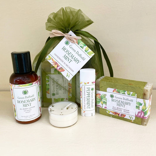 Rosemary Mint Organdy Gift Set
