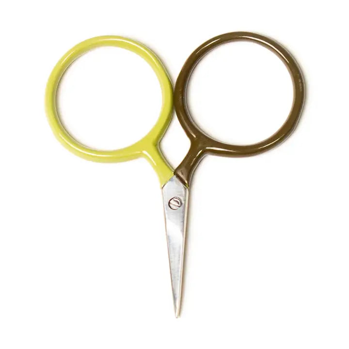 Two Tone Circle Mini Scissors