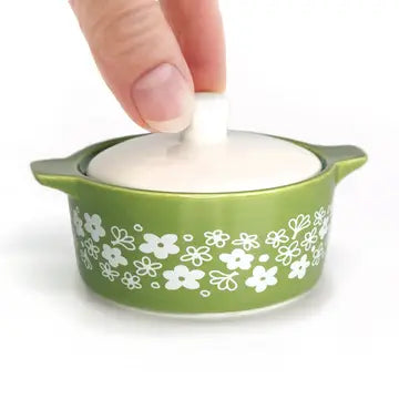 Pyrex-Inspired Ceramic Trinket Box