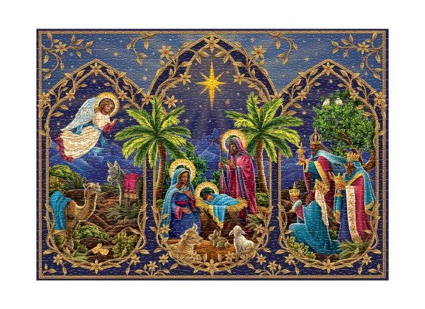 Starlit Nativity Advent Puzzle