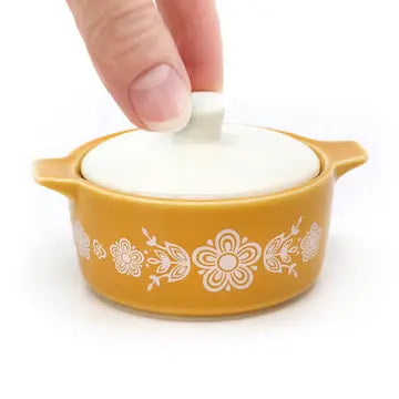 Pyrex-Inspired Ceramic Trinket Box