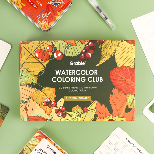 Watercolor Coloring Club Box
