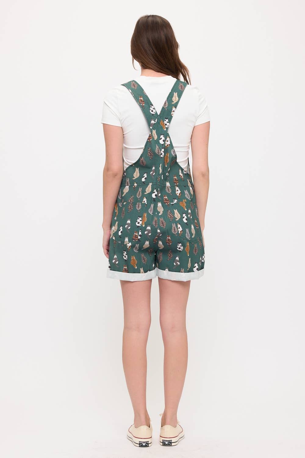 Whimsical Cat Tails Shortalls
