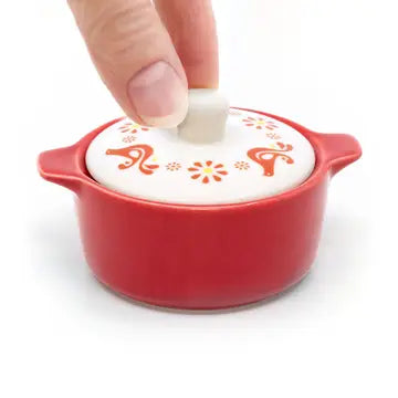 Pyrex-Inspired Ceramic Trinket Box