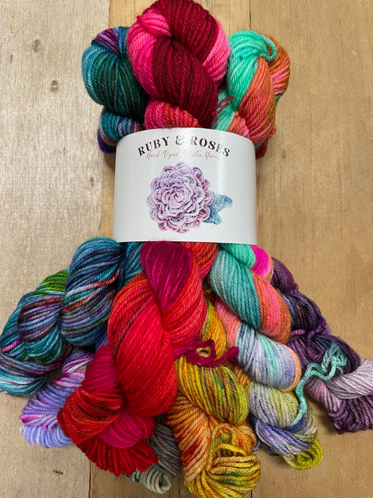 Ruby and Roses Mini Skein Set