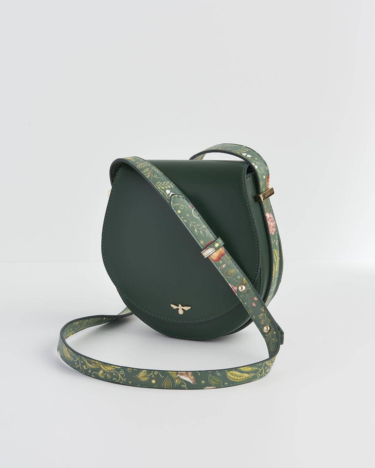 Into the Woods Green Saddle Purse - Fable