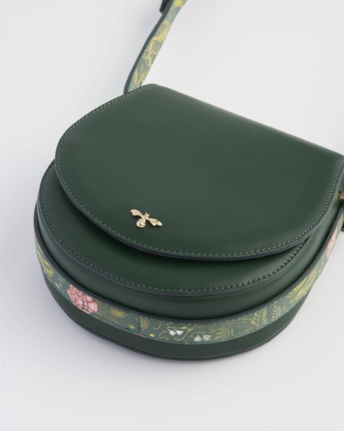 Into the Woods Green Saddle Purse - Fable