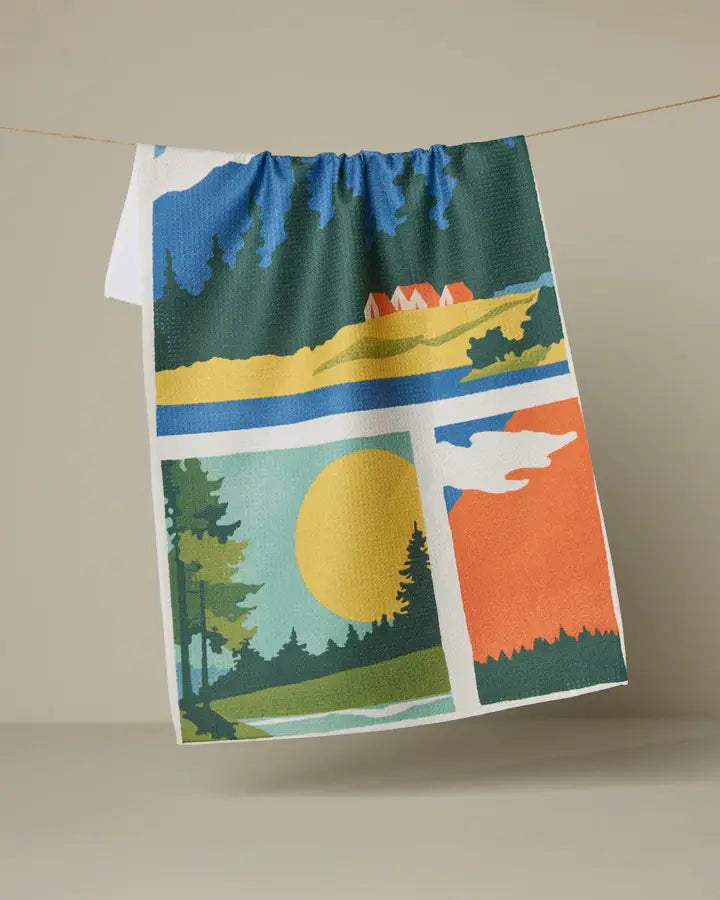 Geometry Tea Towel