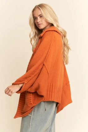 Open Front Long Cardigan