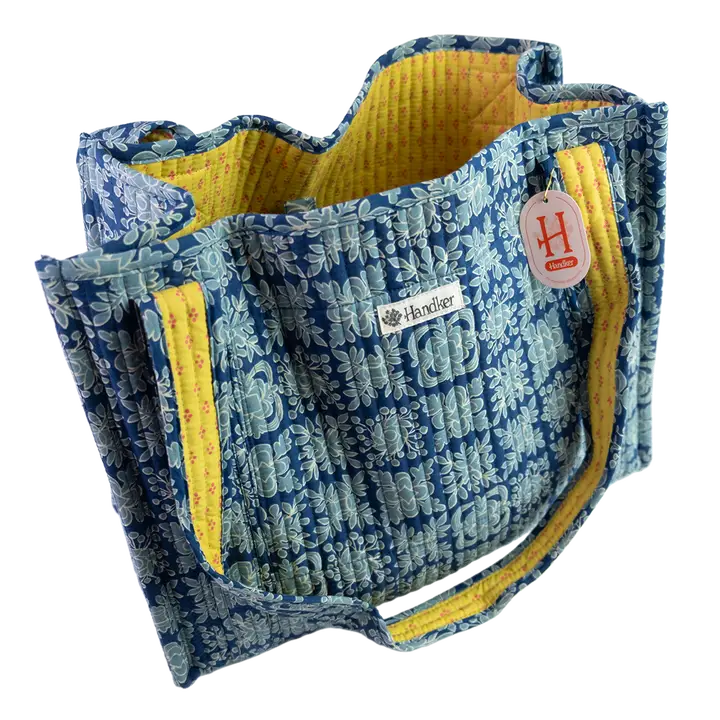 Quilted Cotton Tote