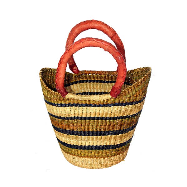 African Bolga Baskets: Mini Tote