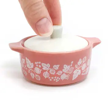 Pyrex-Inspired Ceramic Trinket Box