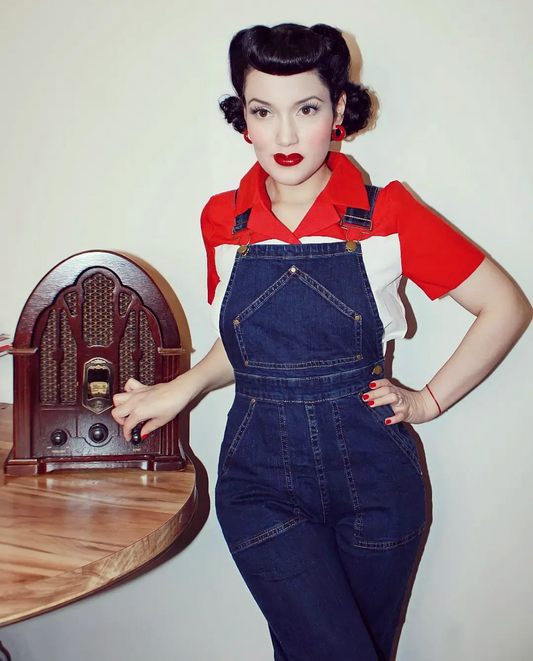 Midge Classic Overalls - Dark Wash