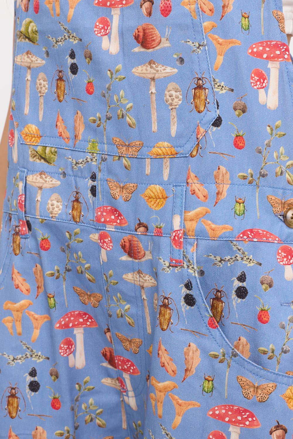 Enchanted Forest Mushroom Shortalls