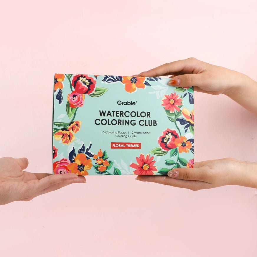 Floral Watercolor Club Box